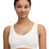 Soft Stretch Padded Top Ivory