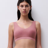 Soft Stretch Padded Top Rose Des Bois