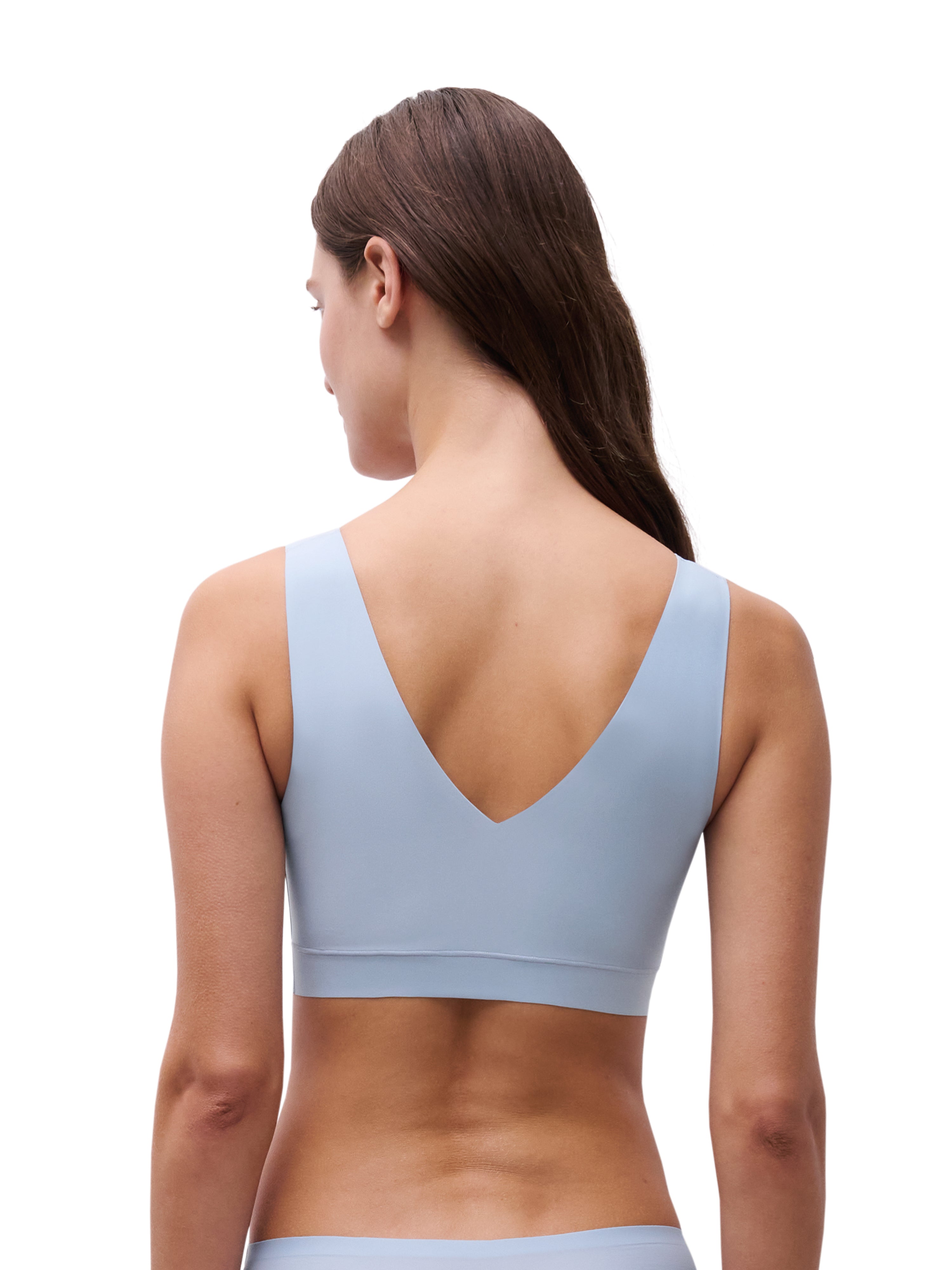 Soft Stretch Padded Top Icy Powder