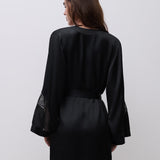 Legend Satin Modal Kimono Black