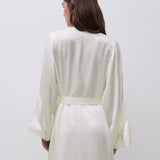Legend Satin Modal Kimono Milk