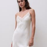 Legend Satin Modal Nightdress Milk