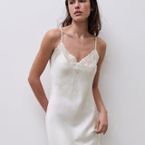 Legend Satin Modal Nightdress Milk