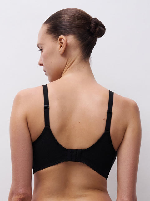 Romance Wirefree Support T-Shirt Bra Black