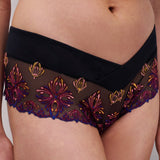 Champs Elysees Revealing Shorty Brief Black Jewels