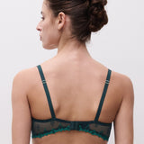 Champs Elysees Half Cup Balcony Bra Eden Green