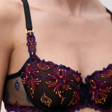 Champs Elysees Half Cup Balcony Bra Black Jewels