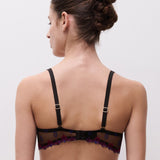 Champs Elysees Half Cup Balcony Bra Black Jewels