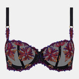 Champs Elysees Half Cup Balcony Bra Black Jewels