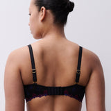 Champs Elysees Half Cup Balcony Bra Black Jewels