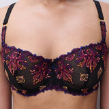 Champs Elysees Half Cup Balcony Bra Black Jewels