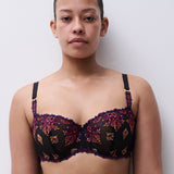 Champs Elysees Half Cup Balcony Bra Black Jewels