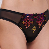 Champs Elysees Tanga Brief Black Jewels