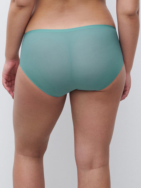 Soft Stretch Hipster Brief Peacock Green