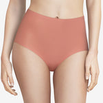 SoftStretch seamless full brief in Rose Canyon by Chantelle, high-waisted design with full bottom coverage – available at The Foundation.