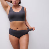 Soft Stretch Full Brief Carbon