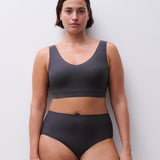 Soft Stretch Full Brief Carbon