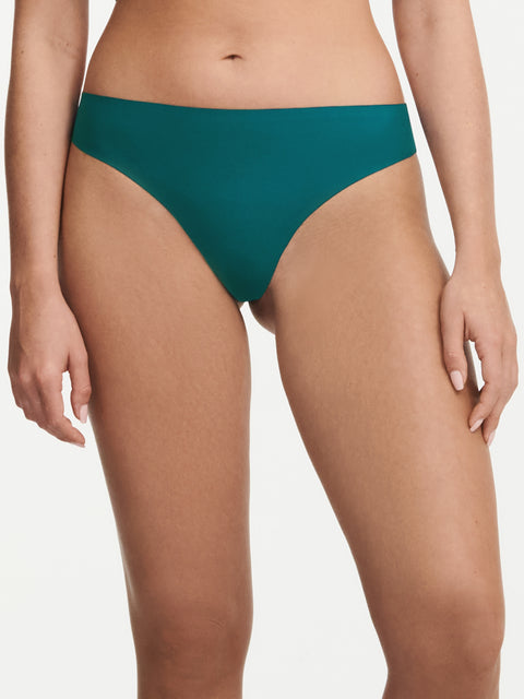 Soft Stretch Thong Oriental Green