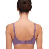 Back view of the C Magnifique Myrtille bra – wide, U-shaped band with fully adjustable straps for support and comfort