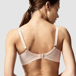 Festivité Lace Bra from Chantelle – back view showcasing adjustable straps, for The Foundation