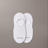 CK Microfibre Diamond No Show Sock White