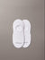 CK Microfibre Diamond No Show Sock White