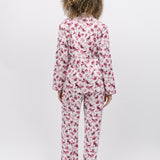 Eve Cream Berry Print PJ Set