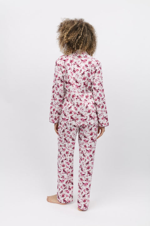 Eve Cream Berry Print PJ Set