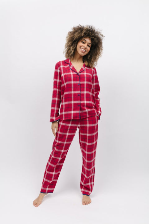 Noel Red Check Cosy PJ Set