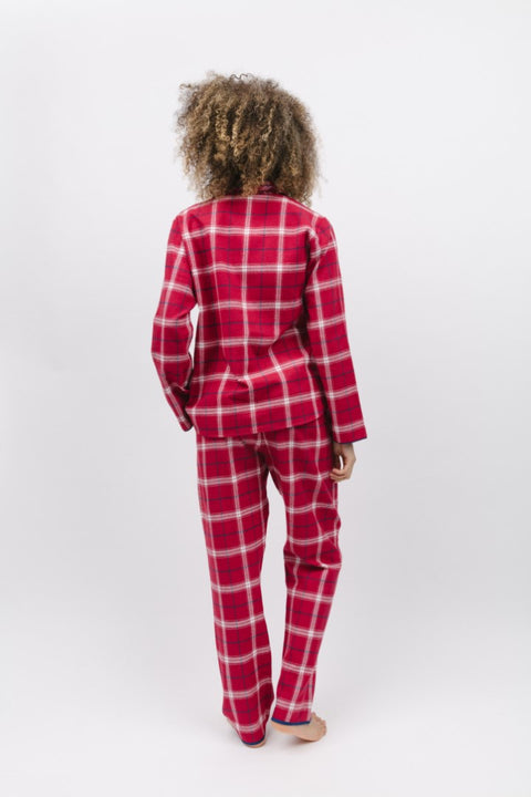 Noel Red Check Cosy PJ Set