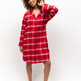 Noel Red Check Cosy Nightshirt