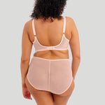 Back view of Elomi Matilda Full Brief with sheer blush back panel for a smooth, light finish.