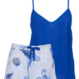 Ashley Cami and Essie Sea Horse Stripe Short PJ Set