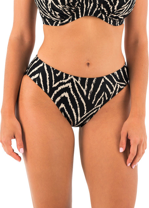 Silhouette Island Mid Rise Bikini Pant Monochrome