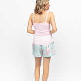 Francesca Flamingo Shorts and Hidden Support Top Pink/Mint