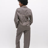 Brixton Black Geo Print Longsleeve PJ Set