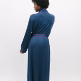 Southbank Navy Liva Modal Longsleeve Robe