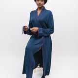 Southbank Navy Liva Modal Longsleeve Robe