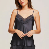 Silk Lace Cami India Ink