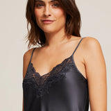 Silk Lace Cami India Ink