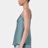 Silk Lace Cami and Short Set Moss