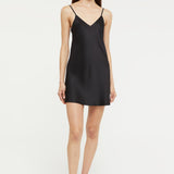 Silk Chemise Black