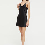 Silk Chemise Black