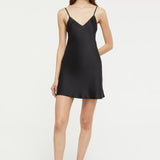 Silk Chemise Black