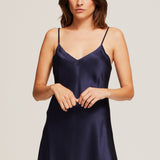 Silk Chemise Midnight Navy