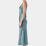 Silk Lace Slip Moss