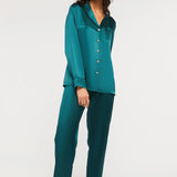 Fine Finishes Silk Pyjama Emerald