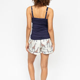 Georgina Giraffe Support Top & Shorty PJ Set Navy
