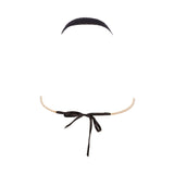Geneva Pearl Back Bra Black