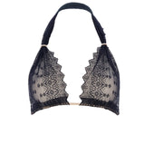 Geneva Pearl Back Bra Black